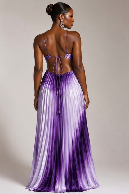 Golden Hour Pleated Maxi Dress